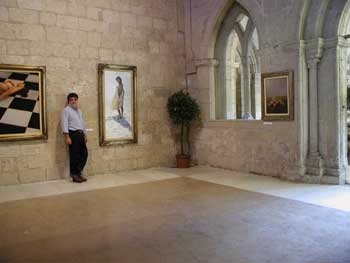 Sala capitular del Monasterio de Sant Cugat.